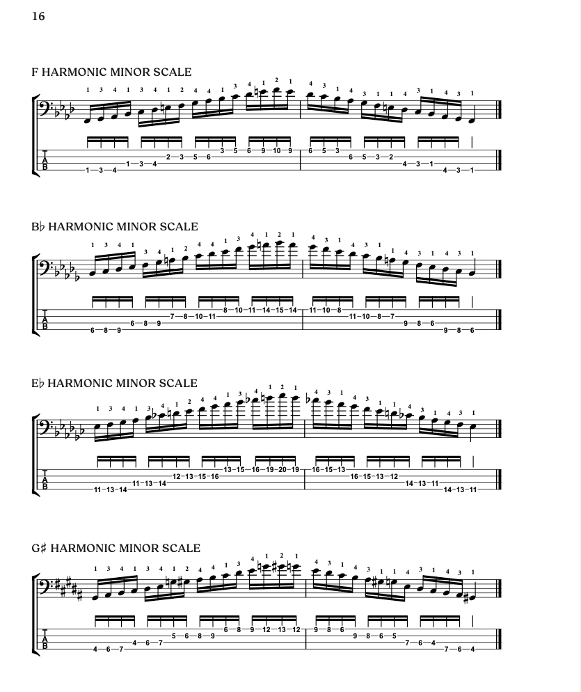 The Bassist's Book of Scales and Arpeggios | Multimedia Package