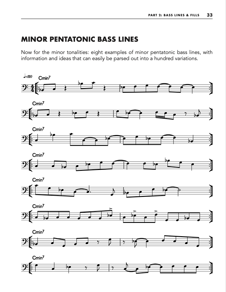 Bass Player's Guide to Pentatonics | Signed Paperback