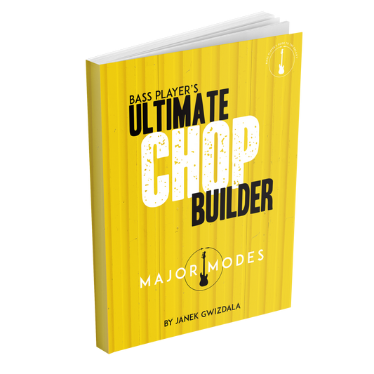 Bass Player's Ultimate Chop Builder Major Modes | Signed Paperback