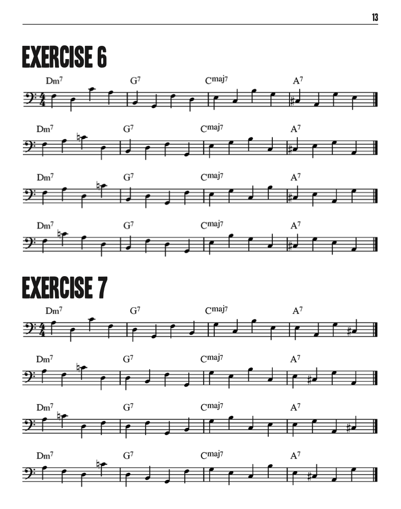 Jazz Vocabulary for Electric Bass ii-V-I | Signed Paperback