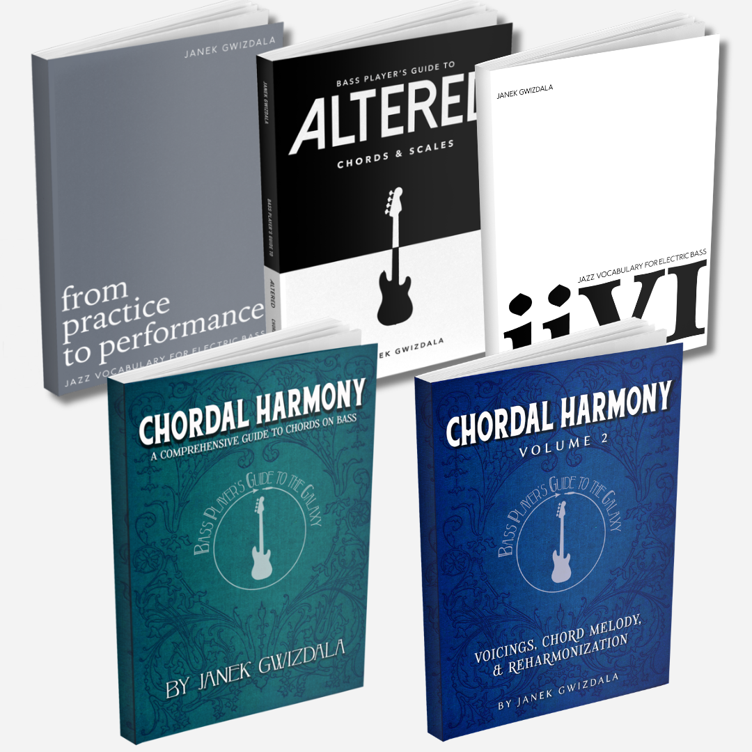 The Complete Bass Harmony & Vocabulary Bundle | 5 eBook Collection
